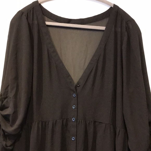 Torrid size 2 black button down dress. - Picture 2 of 5